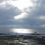 Premier soir: le ciel se marie avec la mer